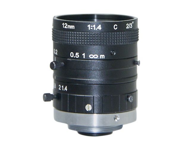 Objectif 5Mpx Focale 12mm F1.4 Monture C