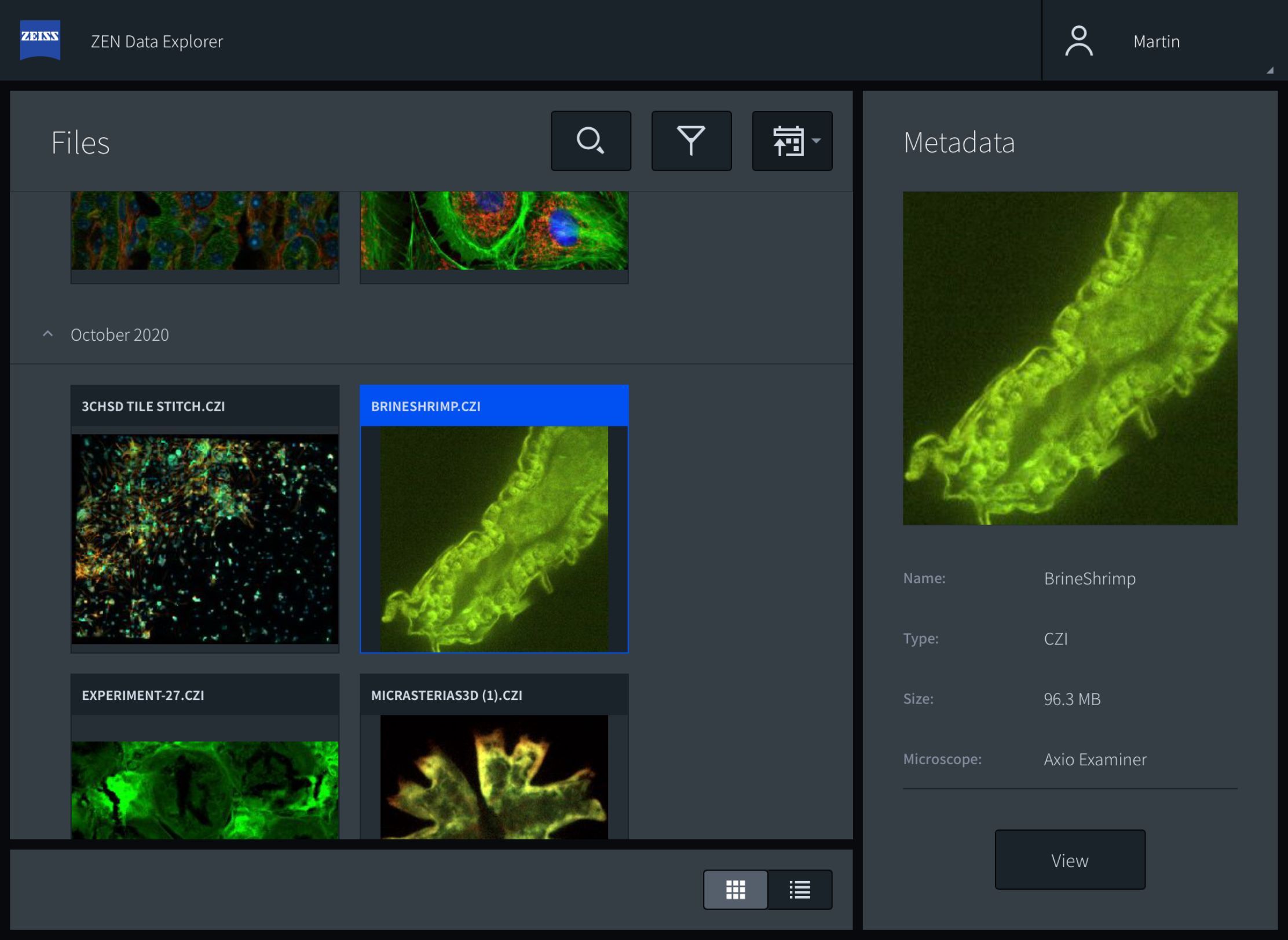 Logiciel Zen Core Zeiss - Logiciel de Microscopie Zeiss — vue 2