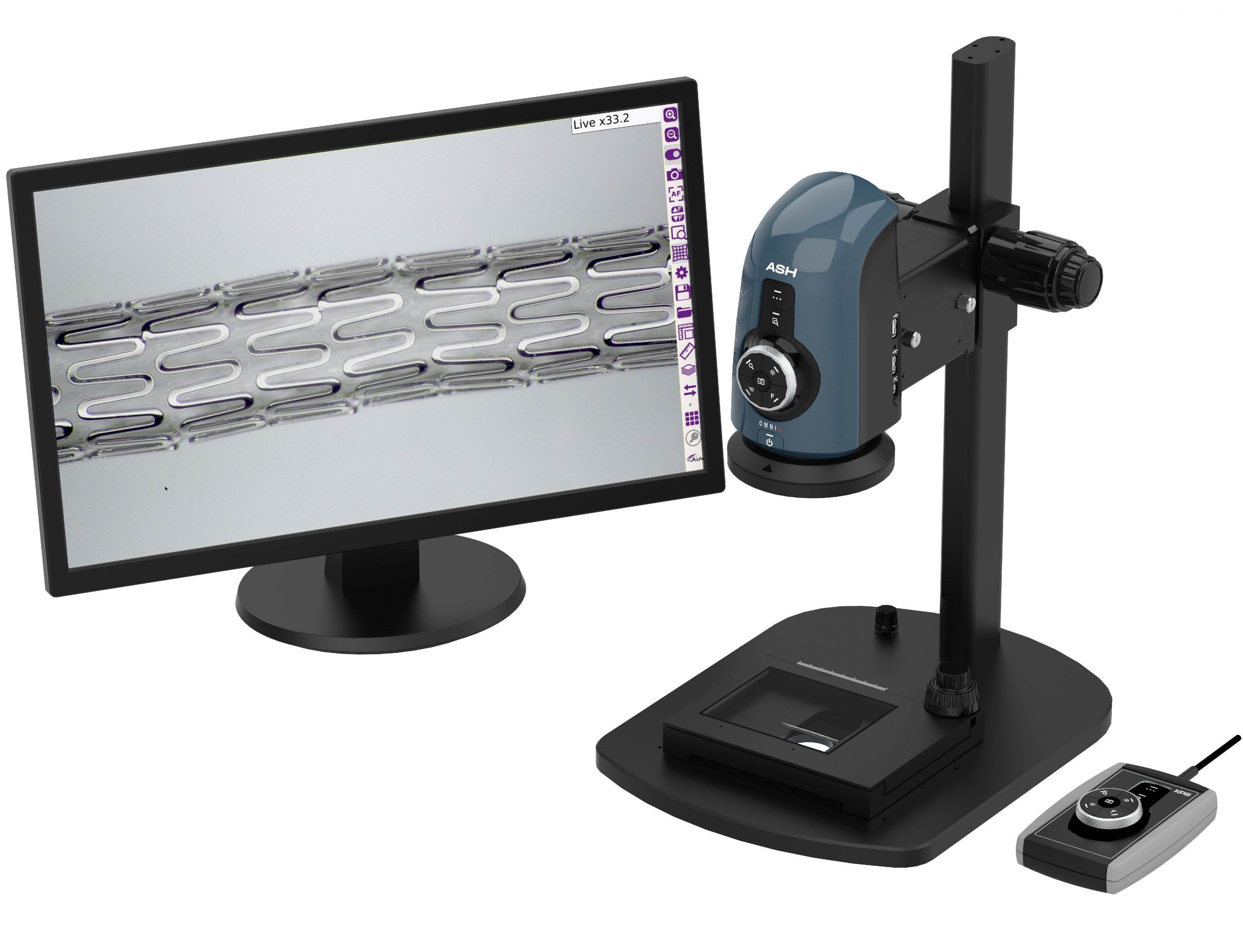 ASH OMNI 3 Système d'Inspection Microscope Numérique — vue 3