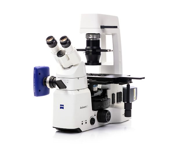 Axiovert 5 Zeiss Microscope Inversé de Biologie